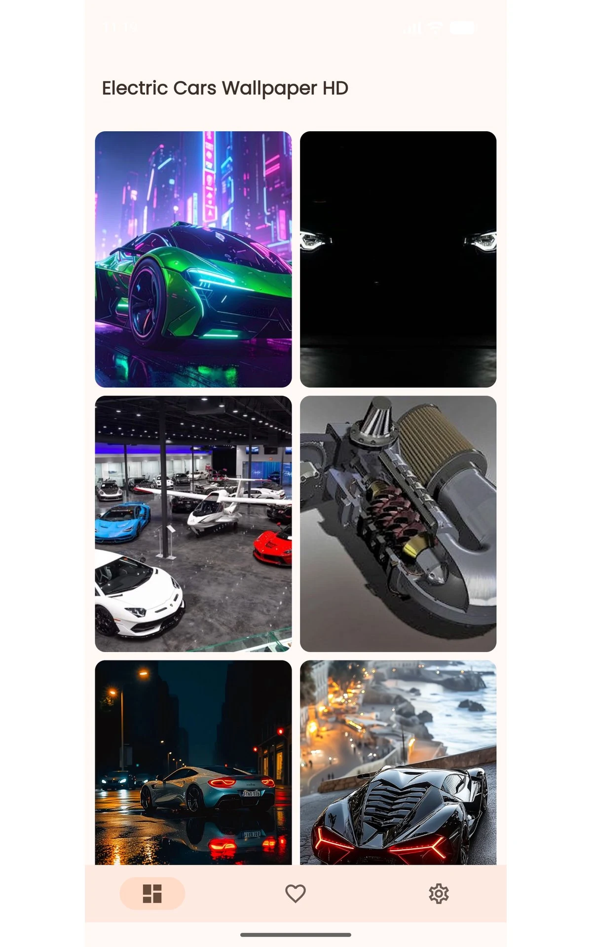 Electric Cars Wallpaper HD screenshot