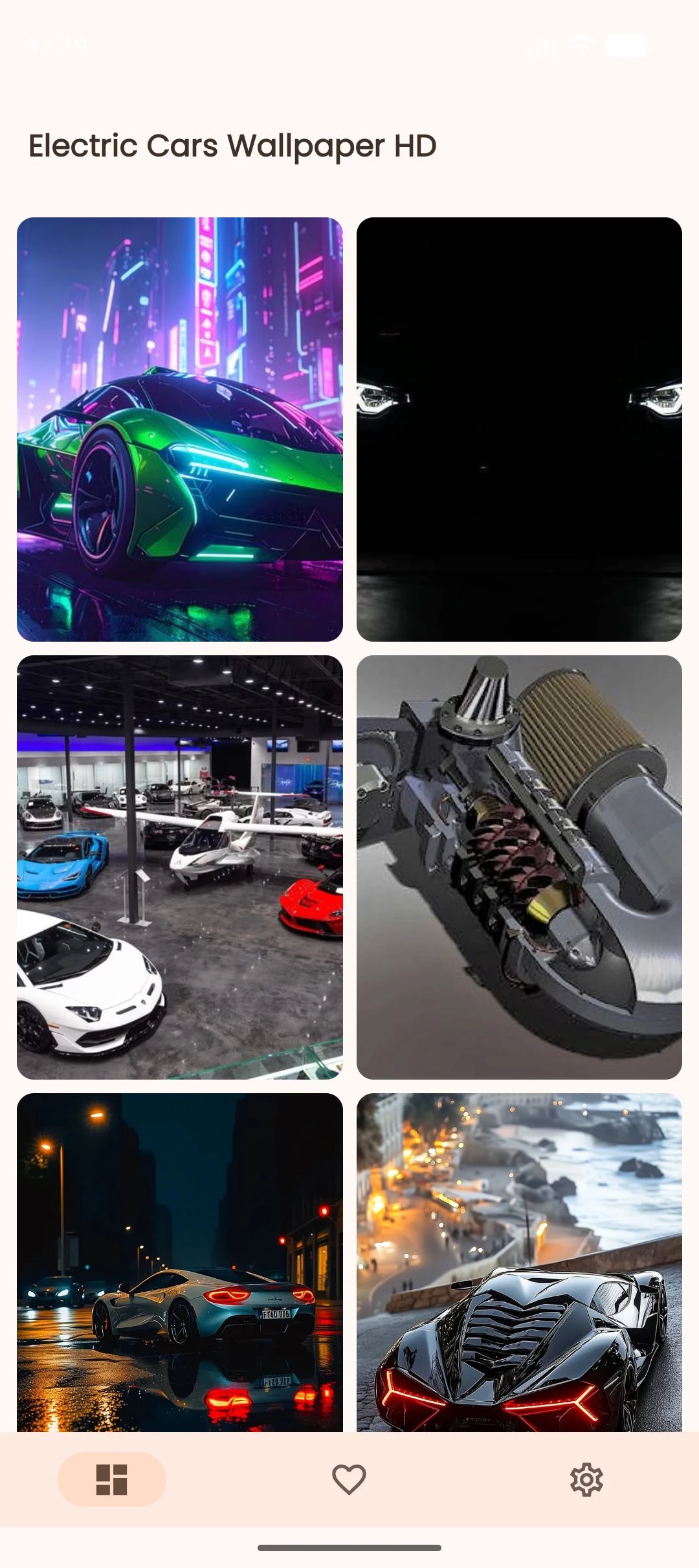 Electric Cars Wallpaper HD screenshot
